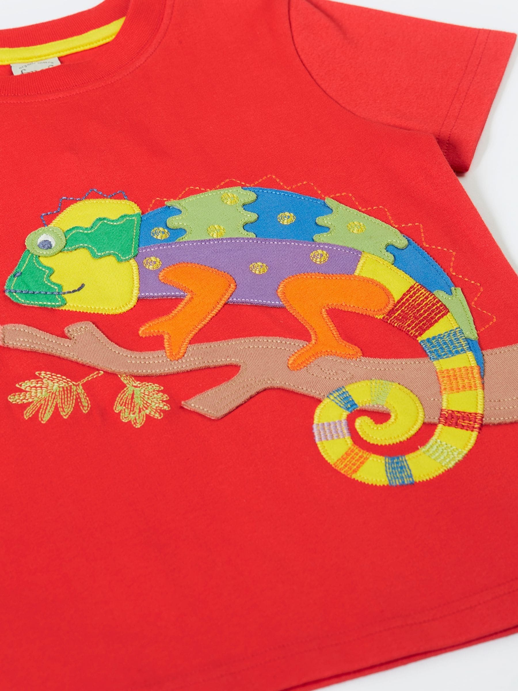 Frugi Red Carsen T-Shirt image 3