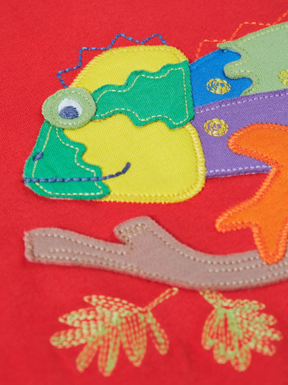 Frugi Red Carsen T-Shirt image 4