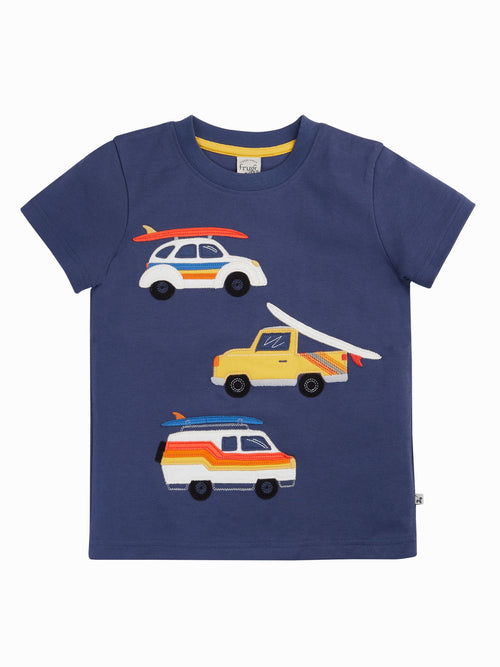 Frugi Blue Carsen Circular T-Shirt image 1