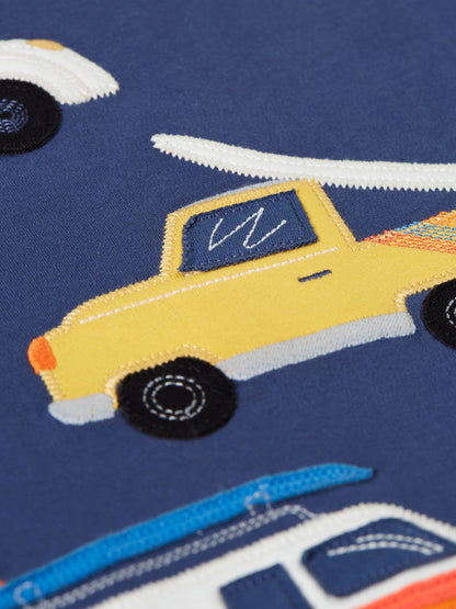 Frugi Blue Carsen Circular T-Shirt image 3
