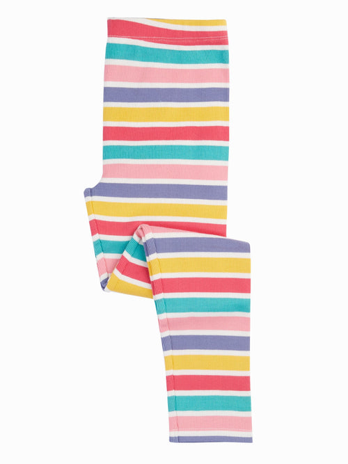 Frugi Blue Libby Rib Leggings image 1