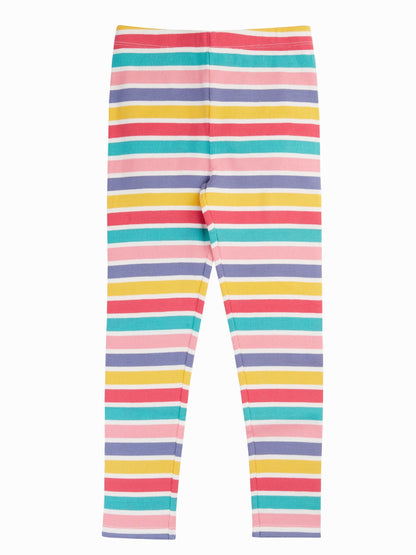 Frugi Blue Libby Rib Leggings image 2