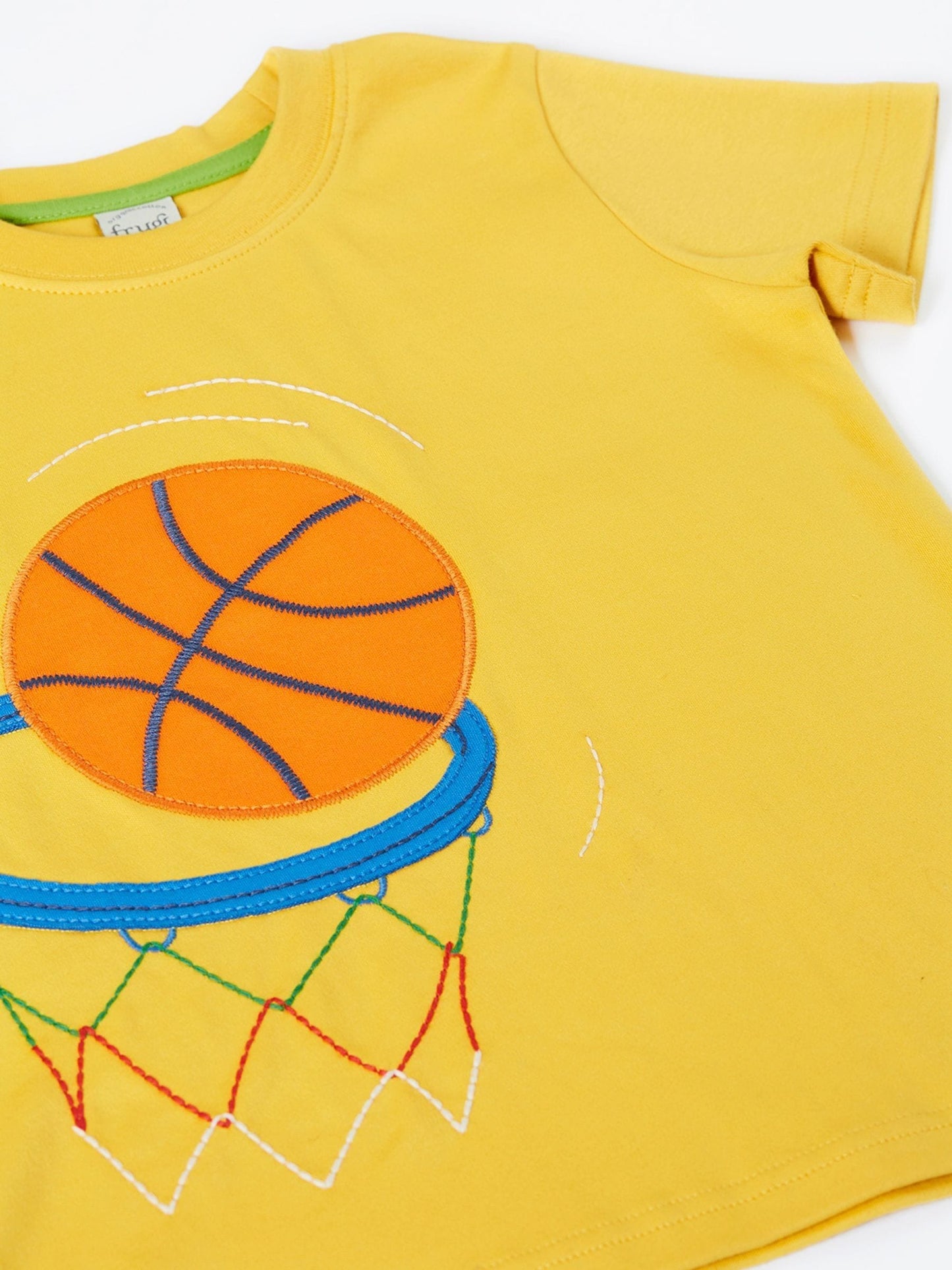 Frugi Yellow Carsen Circular T-Shirt image 2
