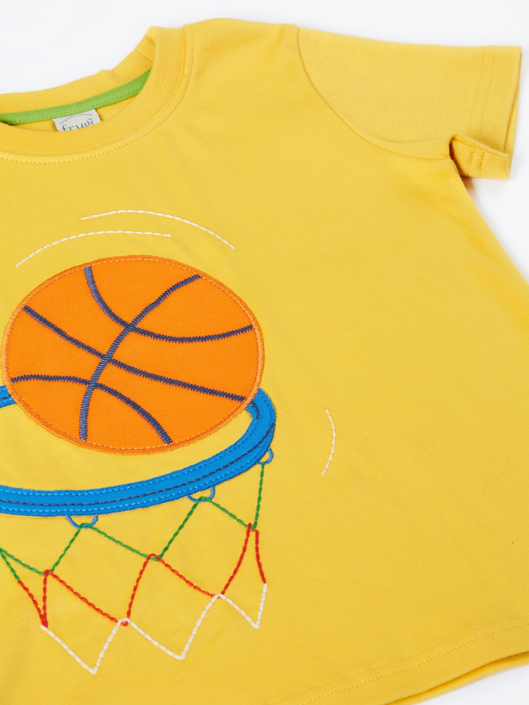Frugi Yellow Carsen Circular T-Shirt image 2