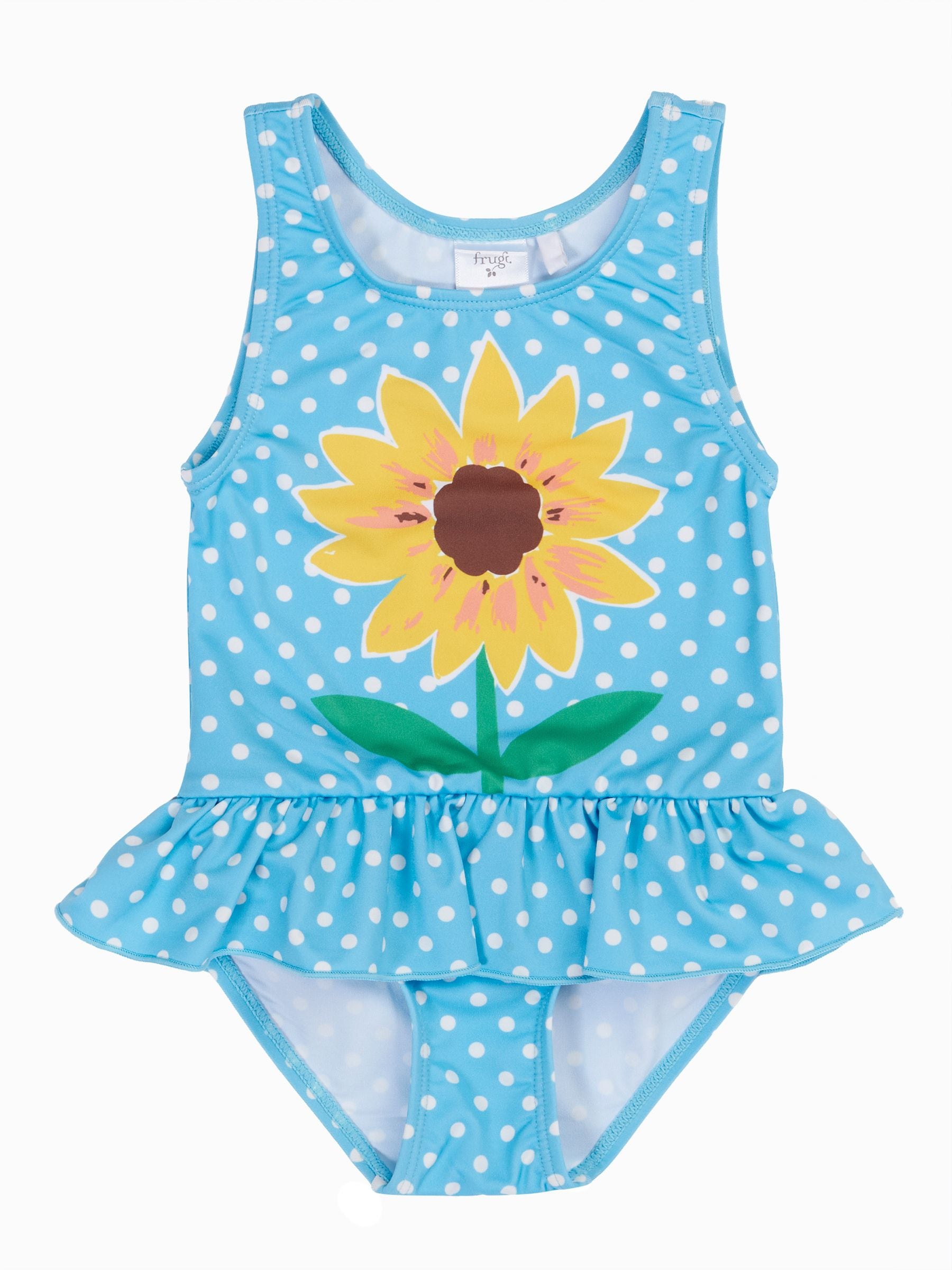 Frugi Blue Swimsuit image 1