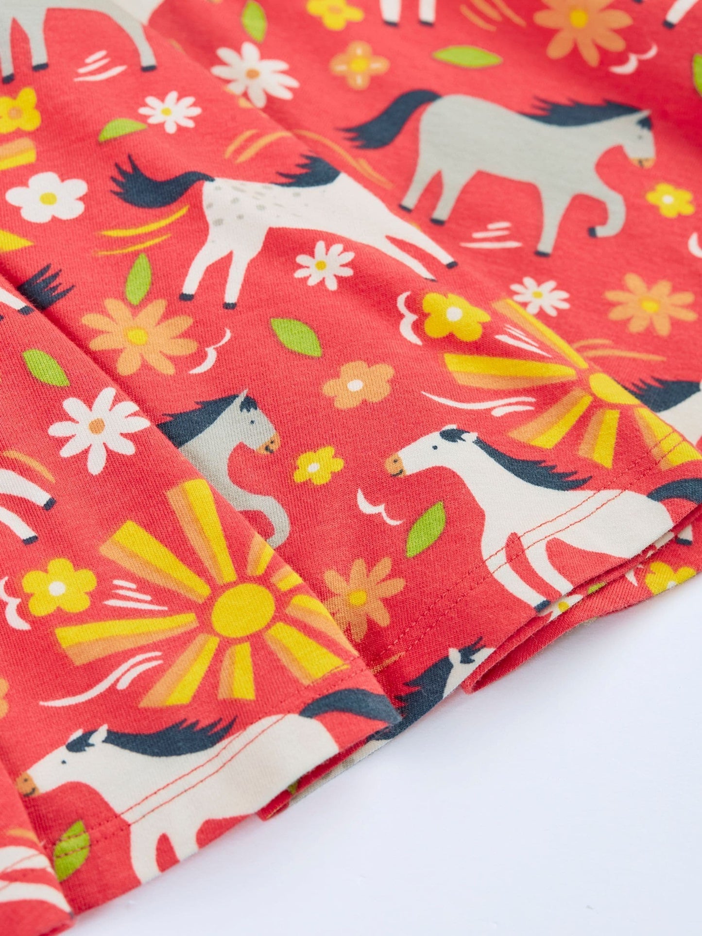 Frugi Pink Spring Skater Dress image 6