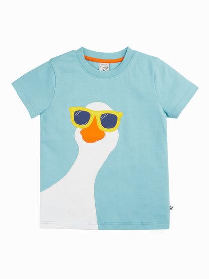 Frugi Blue Carsen Circular T-Shirt image 3
