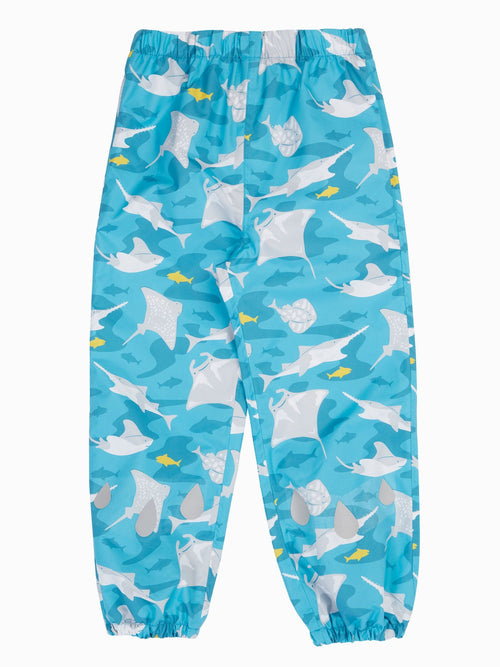 Frugi Blue Rain Or Shine Joggers image 1