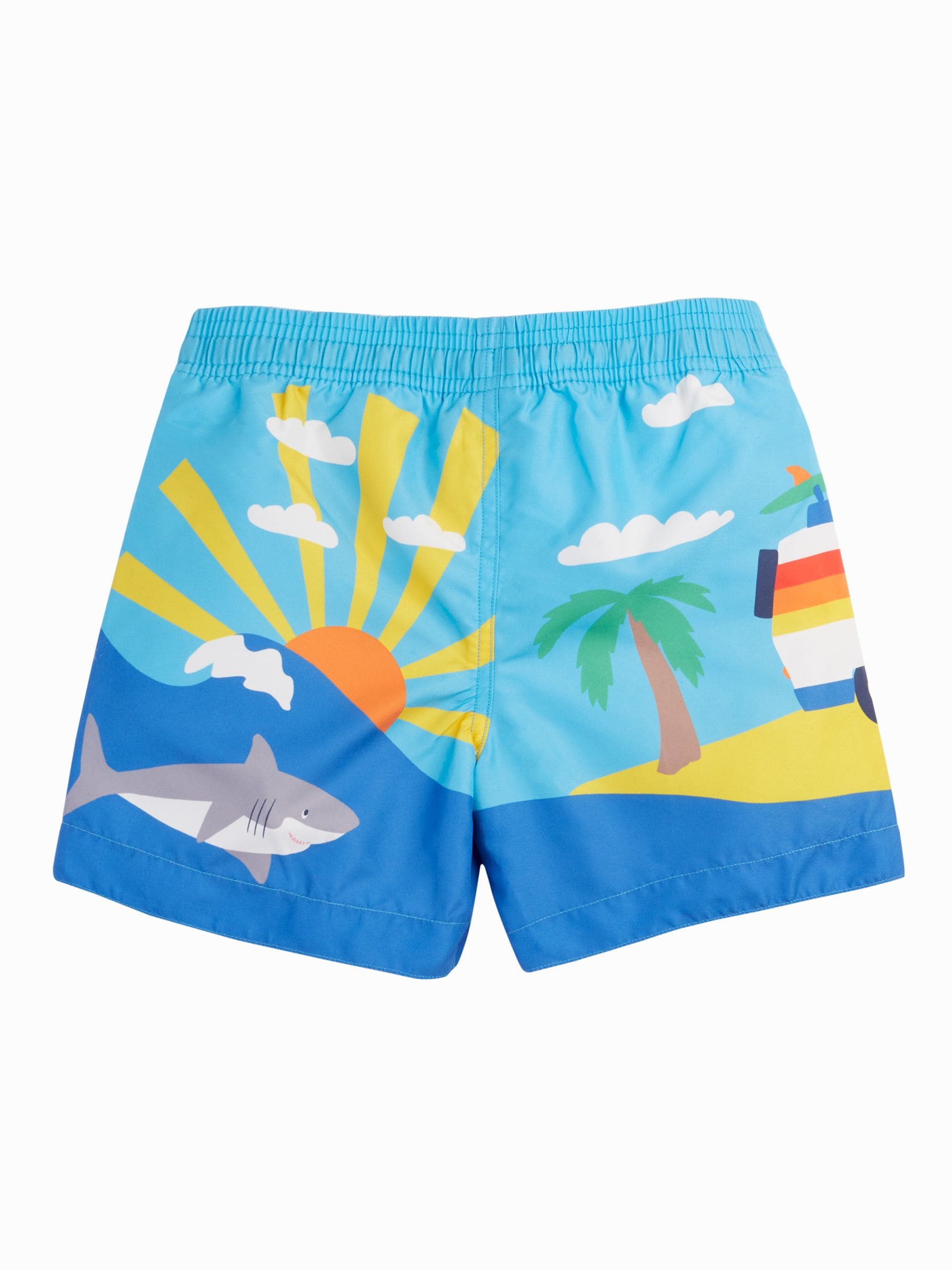 Dsiney Kidz - Frugi Blue Polkerris Board Shorts image 2