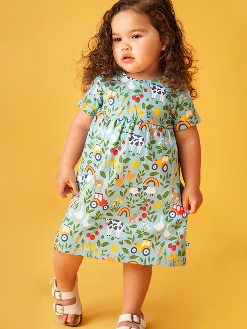 Frugi Blue Tallie Dress image 1