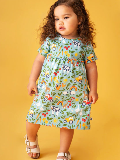 Frugi Blue Tallie Dress image 1