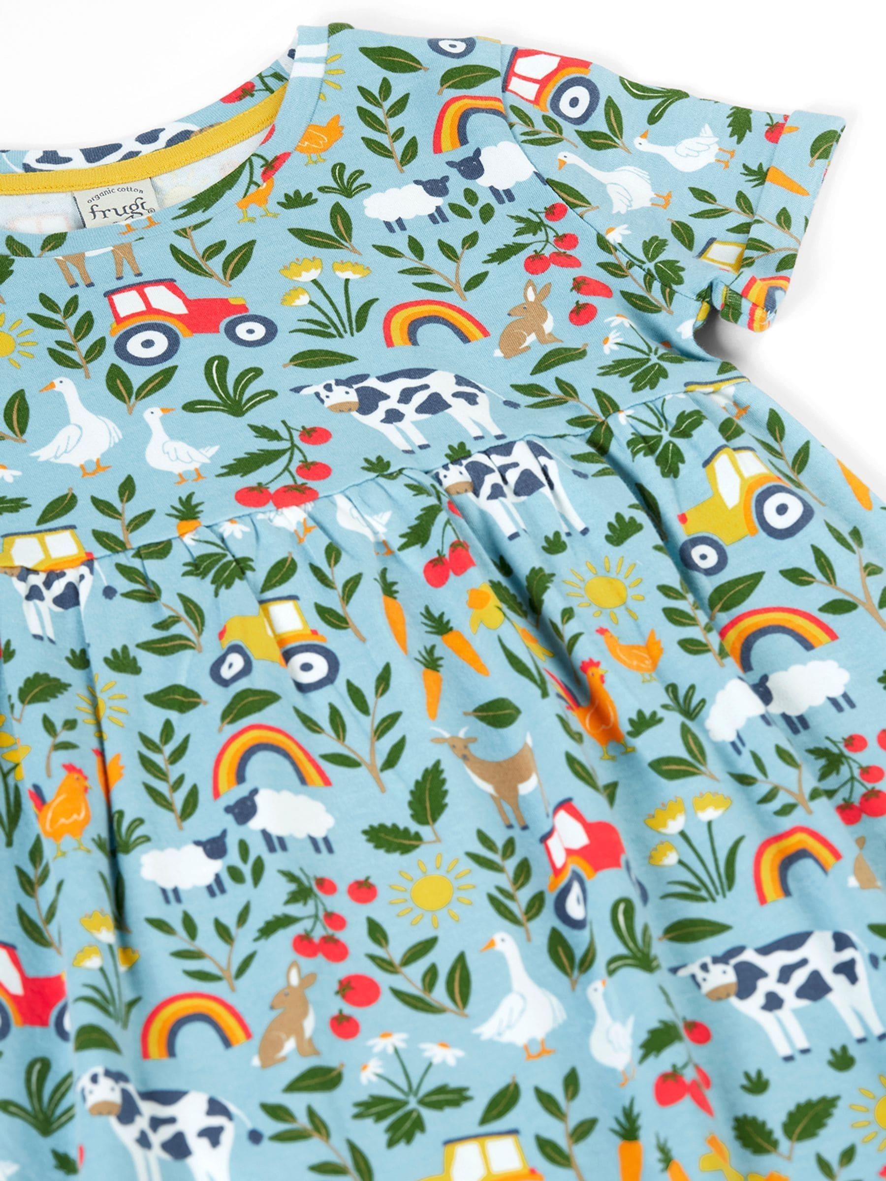 Frugi Blue Tallie Dress image 3