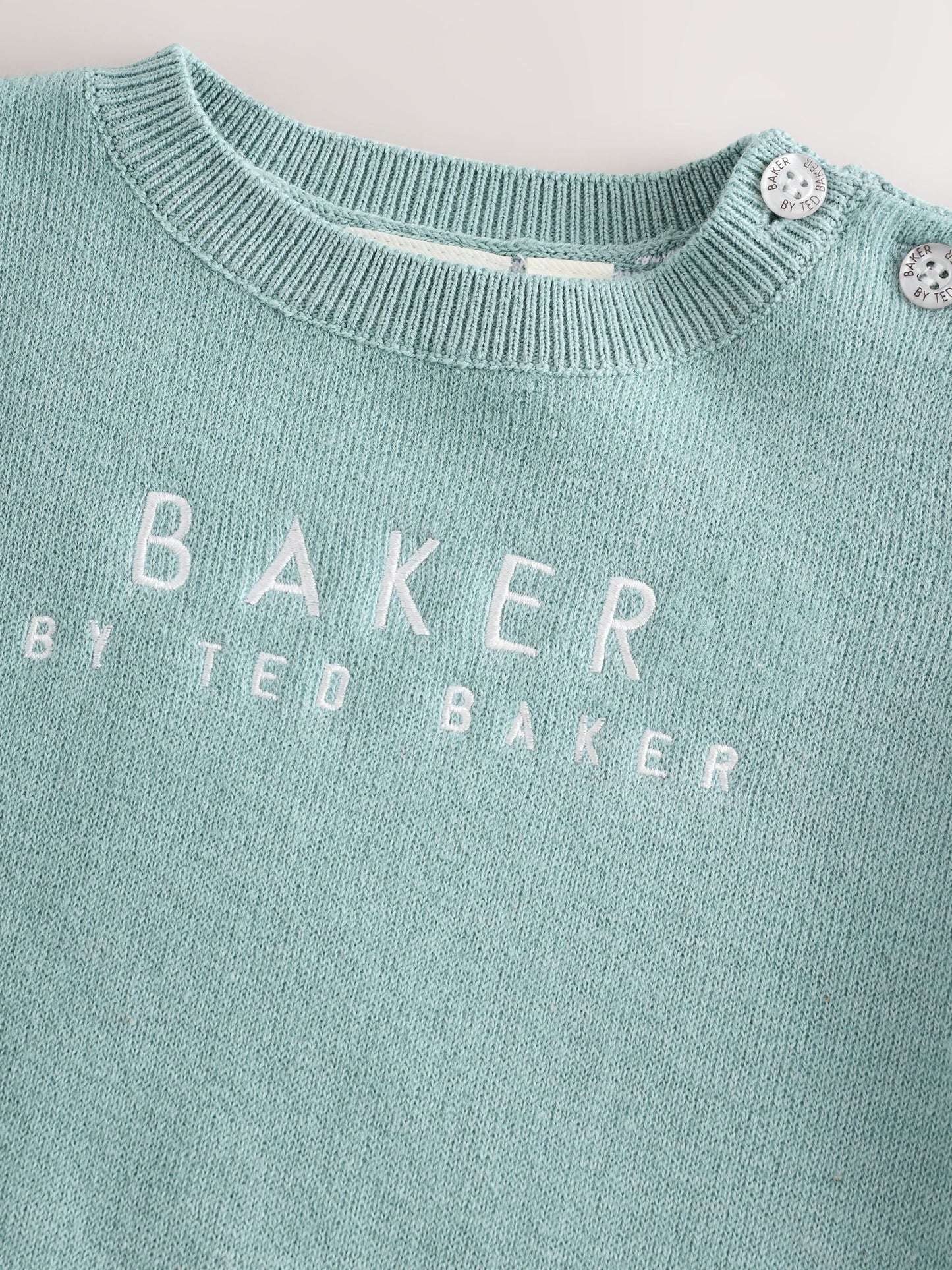 Baker by Ted Baker Green Knit Knitted Top and Joggers Set image 5