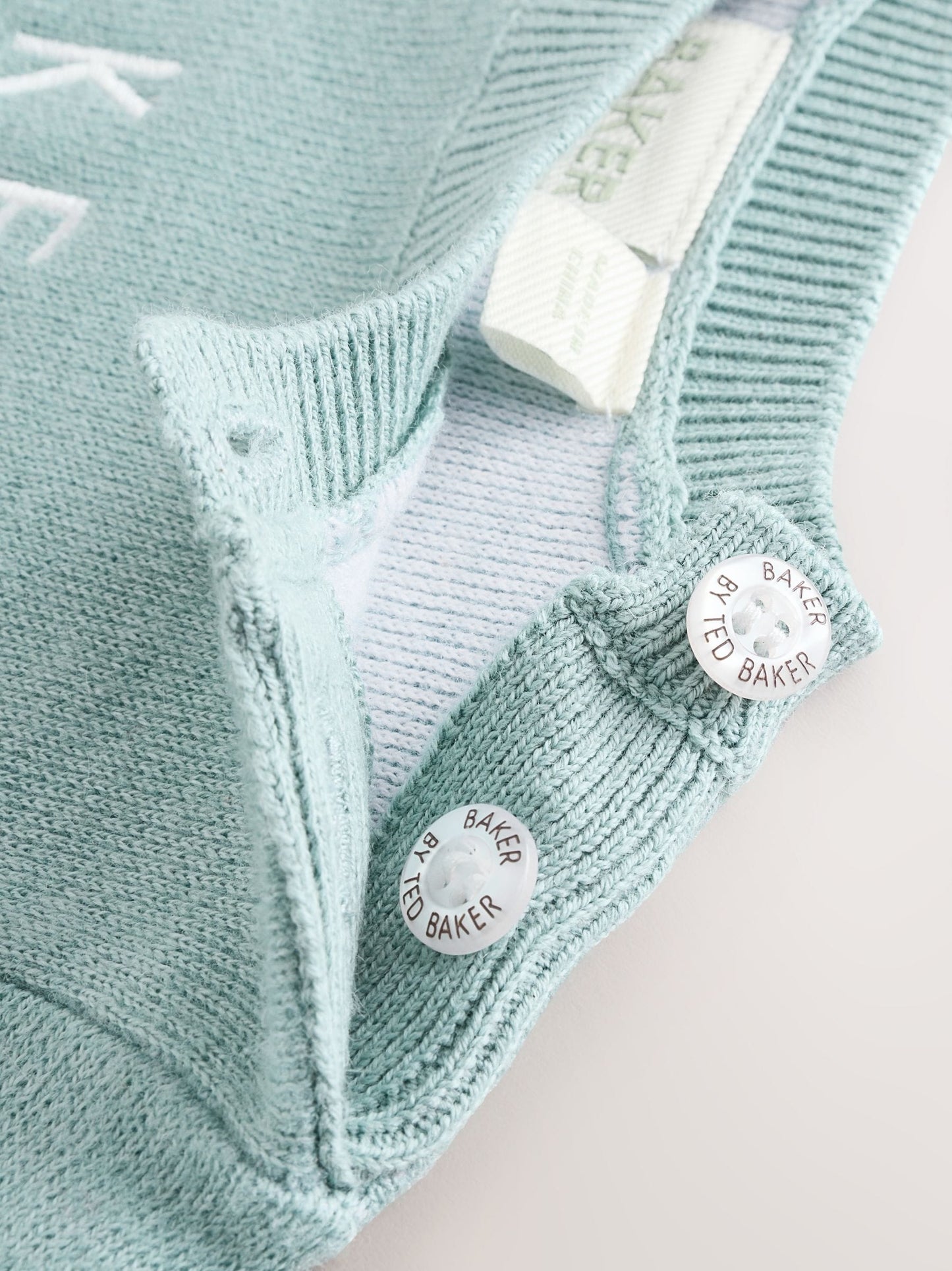 Baker by Ted Baker Green Knit Knitted Top and Joggers Set image 6