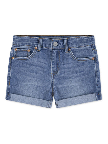 Levi's® Blue Girlfriend Shorts image 1