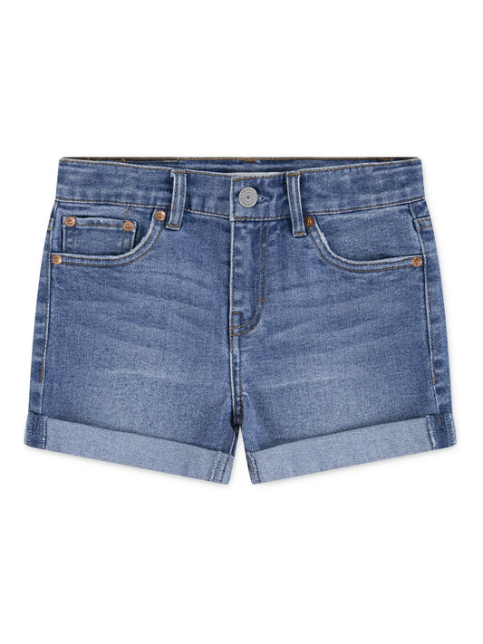 Levi's® Blue Girlfriend Shorts image 1