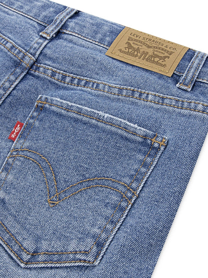Levi's® Blue Girlfriend Shorts image 3