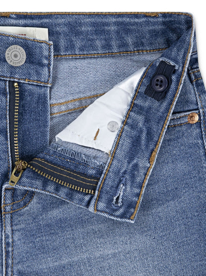 Levi's® Blue Girlfriend Shorts image 4