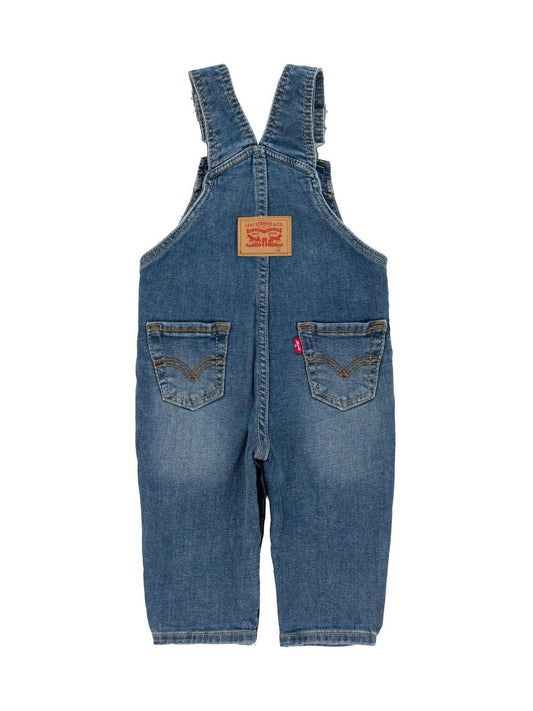 Levi's® Blue Logo Denim Dungaree image 2