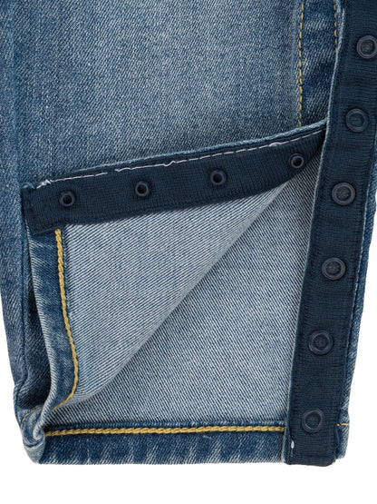 Levi's® Blue Logo Denim Dungaree image 4