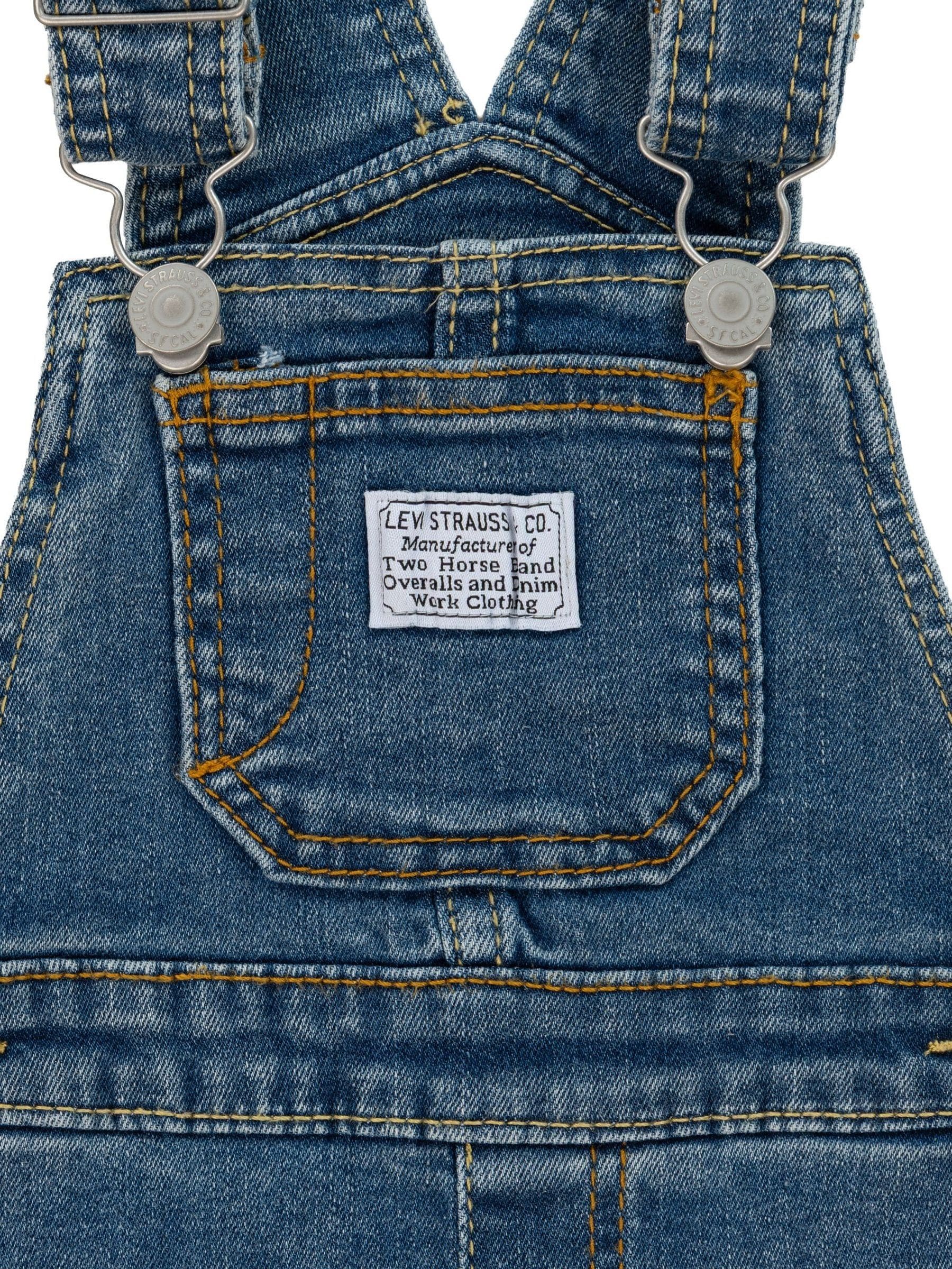 Levi's® Blue Logo Denim Dungaree image 5