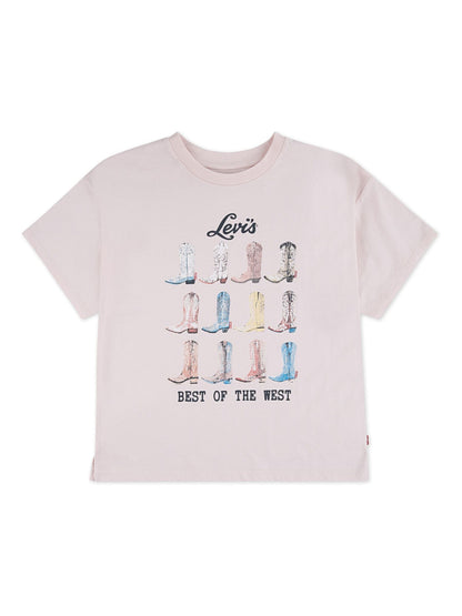 Levi's Pink Just Chilling Oversized Short Sleeve T-Shirt image 1