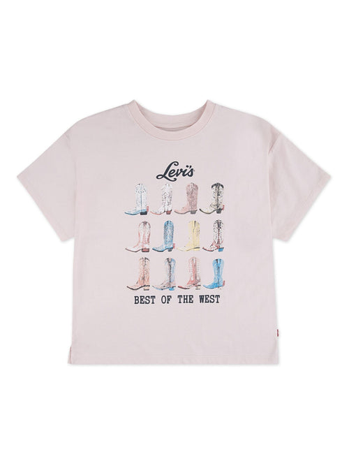 Levi's Pink Just Chilling Oversized Short Sleeve T-Shirt image 1
