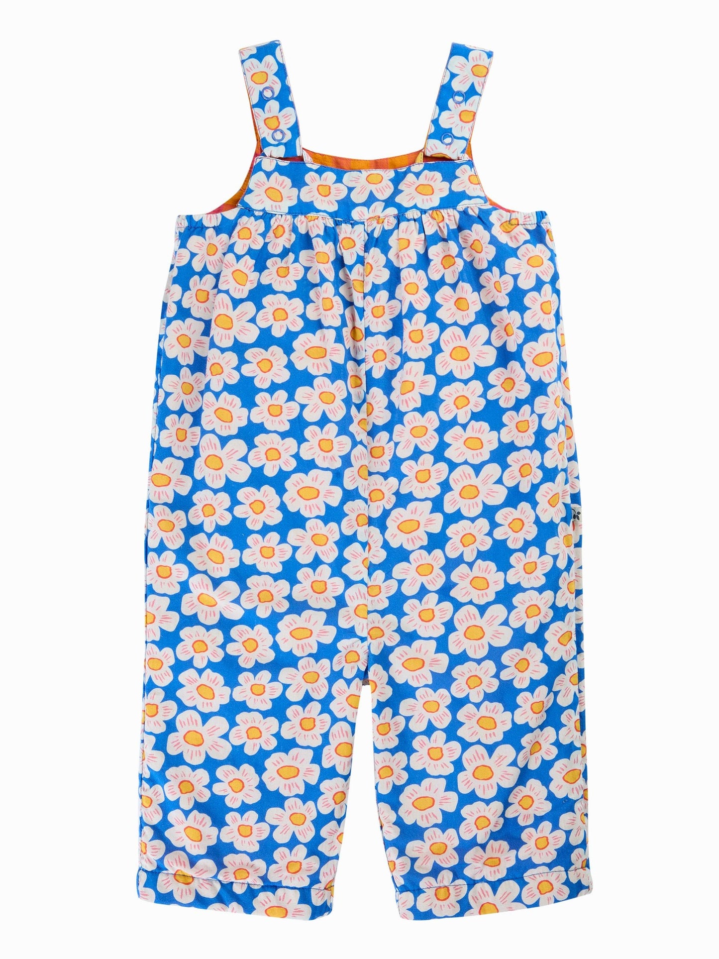 Frugi Orange Sylvie Reversible Dungaree image 3