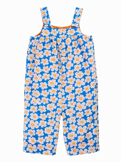 Frugi Orange Sylvie Reversible Dungaree image 3