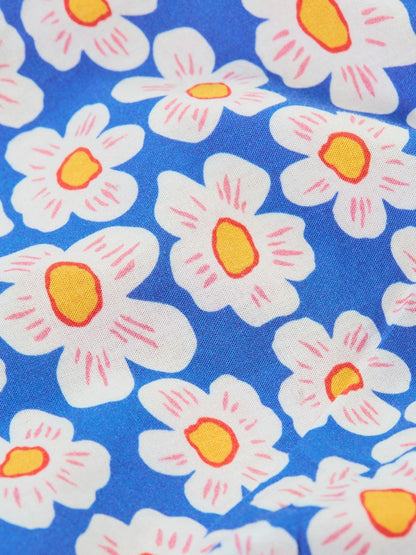 Frugi Orange Sylvie Reversible Dungaree image 5