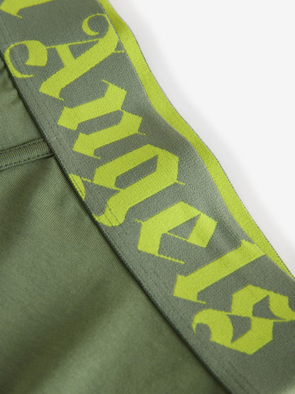 Dsiney Kidz - Palm Angels Green 2 Pack Cotton Stretch Logo Regular Boxers image 5