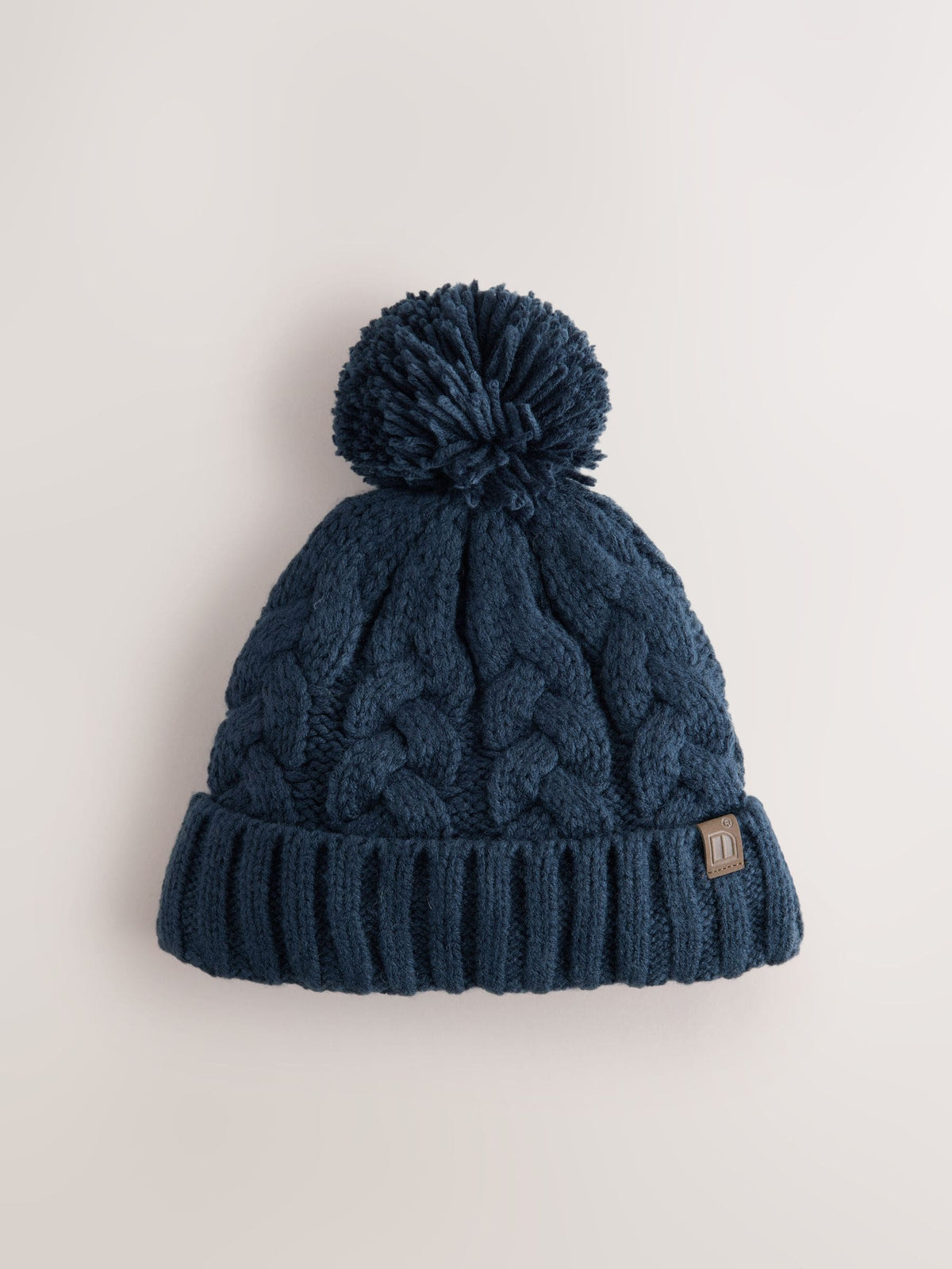 Dsiney Kidz - Navy Cable Knit Pom Hat (1-16yrs) image 1