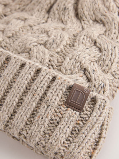 Dsiney Kidz - Stone Cable Knit Pom Hat (1-16yrs) image 2