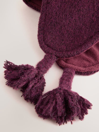 Red/White Pom Knitted Beanie Hat (3mths-13yrs) - image 3