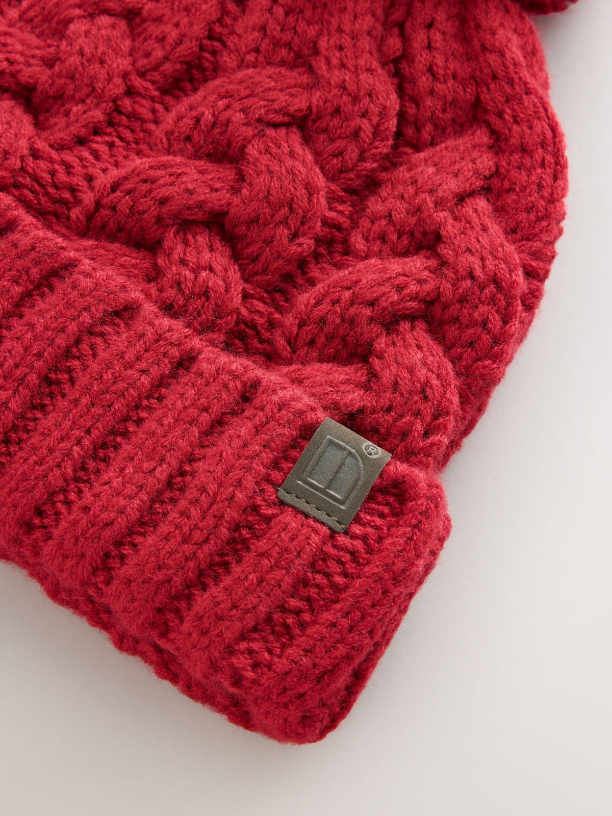 Dsiney Kidz - Red Cable Knit Pom Hat (1-16yrs) image 2