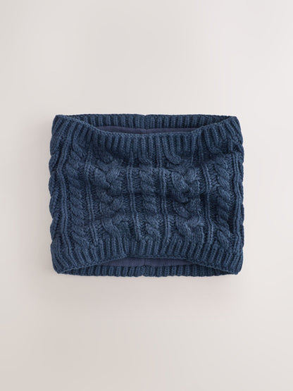 Dsiney Kidz - Navy Cable Snood (1-16yrs) image 2