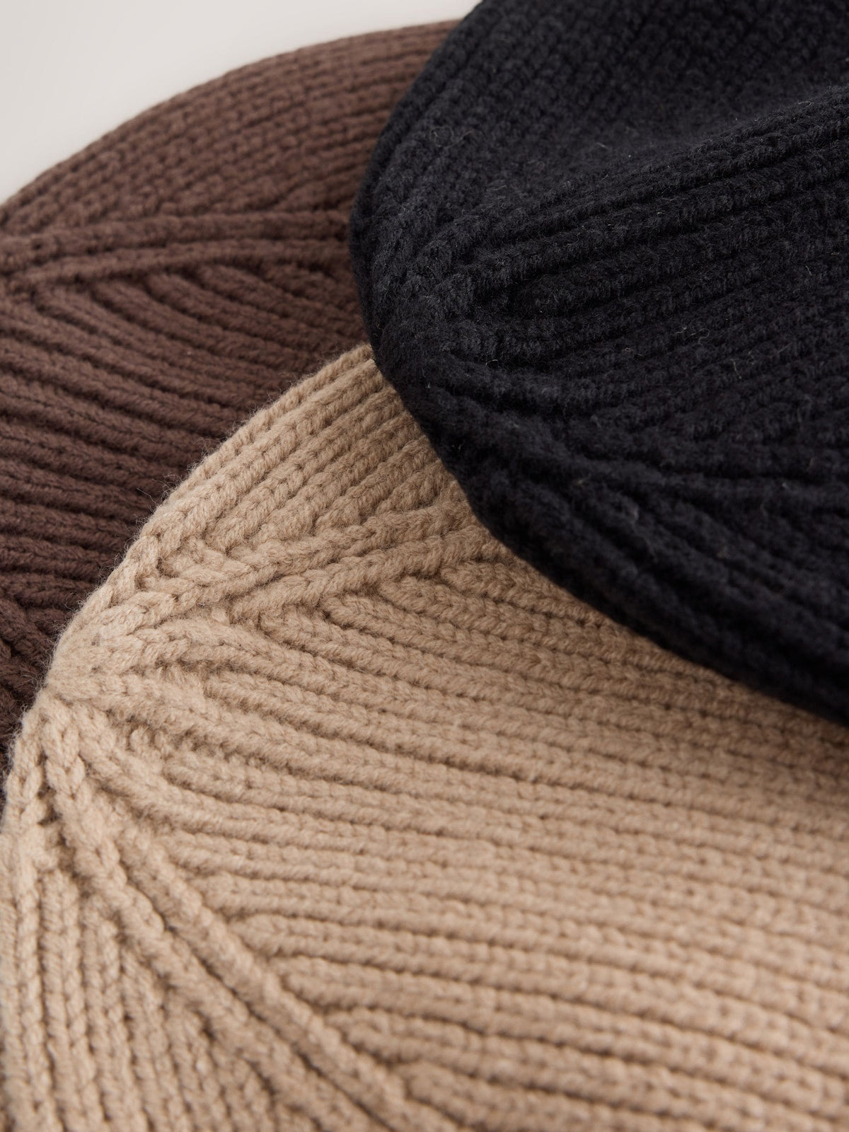 Dsiney Kidz - Neutral Browns Knitted Beanie Hats 3 Pack (1-16yrs) image 6