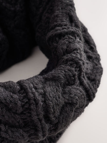 Dsiney Kidz - Black Cable Snood (1-16yrs) image 3