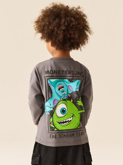 Dsiney Kidz - Charcoal Grey Monsters Inc. Long Sleeve T-Shirt (6mths-8yrs) image 1