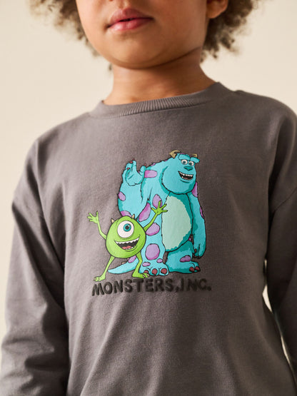Dsiney Kidz - Charcoal Grey Monsters Inc. Long Sleeve T-Shirt (6mths-8yrs) image 3