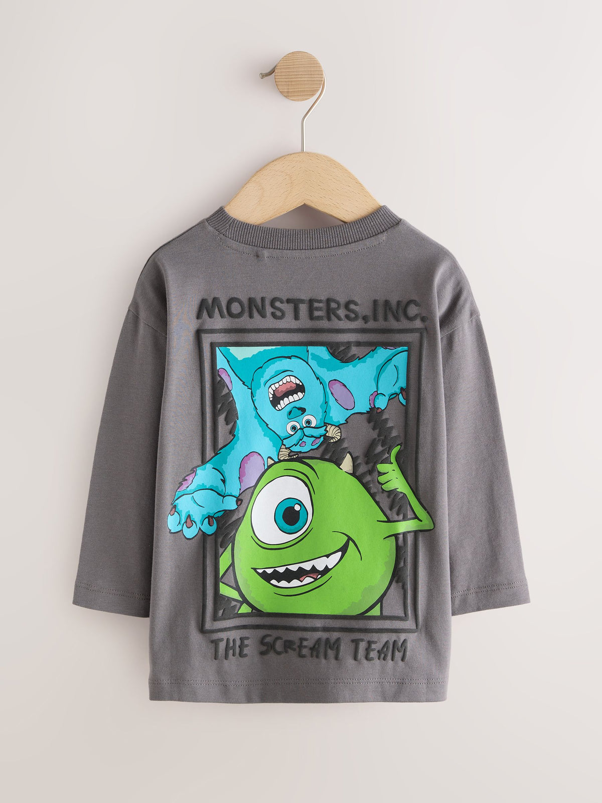 Dsiney Kidz - Charcoal Grey Monsters Inc. Long Sleeve T-Shirt (6mths-8yrs) image 6