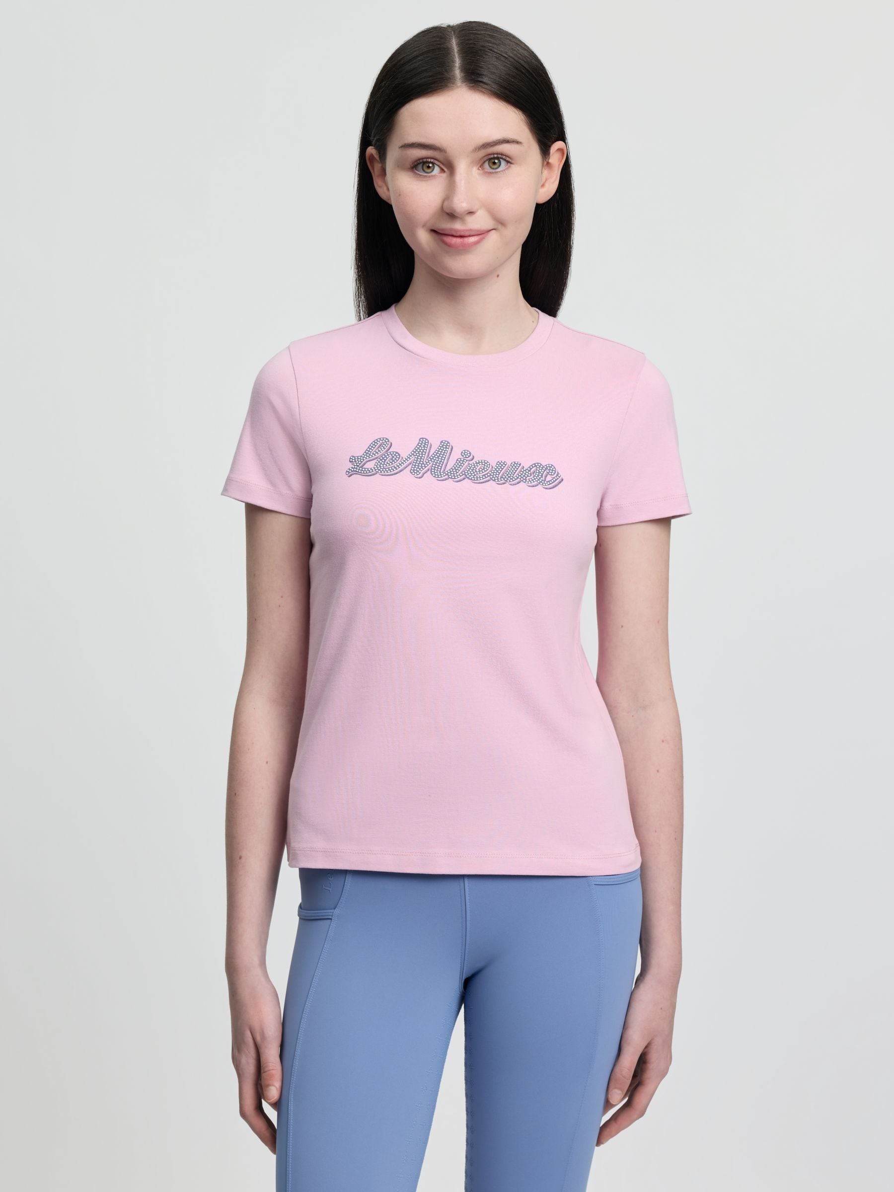 LeMieux Light Pink Young Rider Arianna Fondant T-Shirt image 1