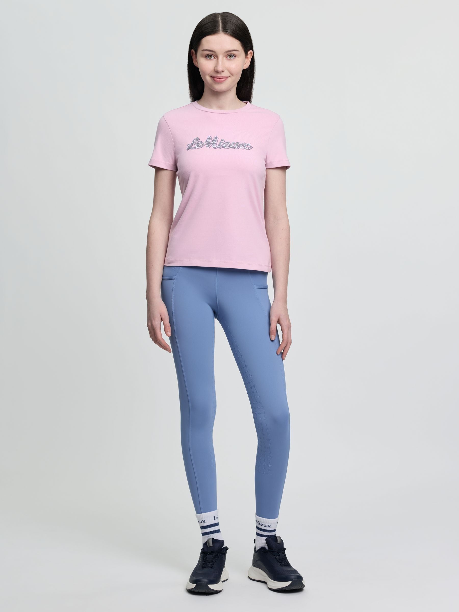 LeMieux Pink Young Rider Arianna Fondant T-Shirt image 3