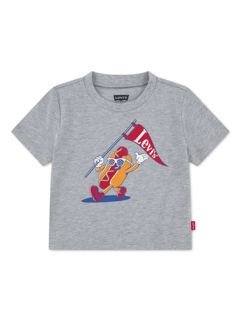 Levi's® Grey Burger Meal Short Sleeve T-Shirt image 1