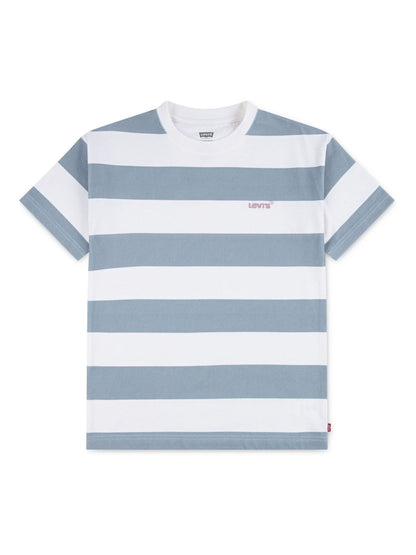 Levi's Grey Big Stripe Short Sleeve T-Shirt image 4