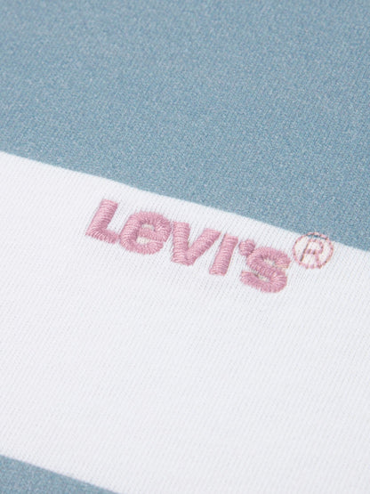 Levi's Grey Big Stripe Short Sleeve T-Shirt image 6