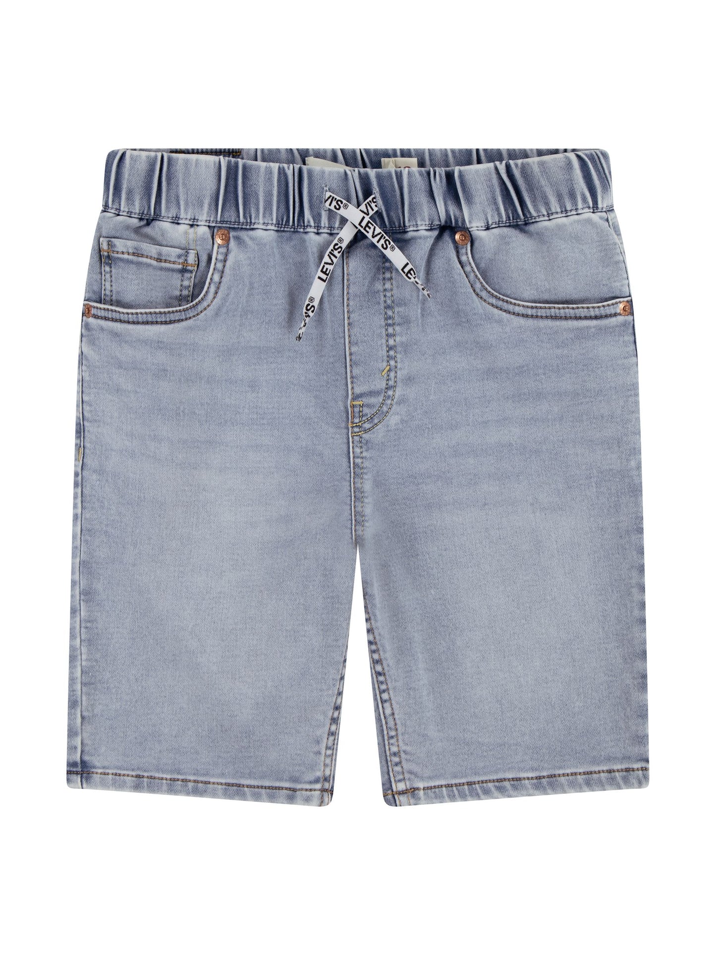 Dsiney Kidz - Levi's Light Blue Skinny Fit Pull On Dobby Shorts image 1