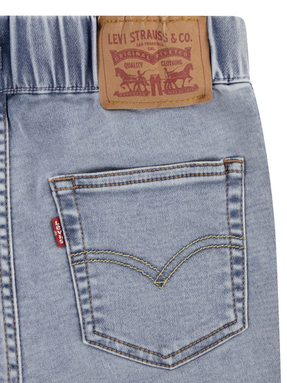 Dsiney Kidz - Levi's Light Blue Skinny Fit Pull On Dobby Shorts image 4