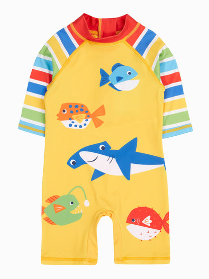 Frugi Yellow Little Sunsafe Suit image 2
