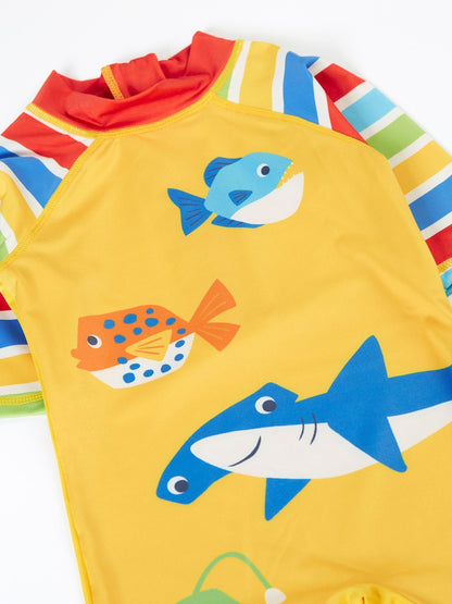 Frugi Yellow Little Sunsafe Suit image 4